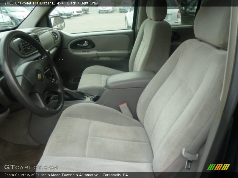 Black / Light Gray 2005 Chevrolet TrailBlazer LS 4x4