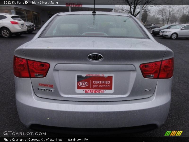 Bright Silver / Stone 2012 Kia Forte EX