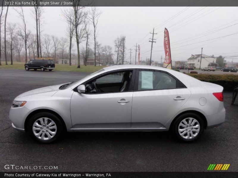 Bright Silver / Stone 2012 Kia Forte EX