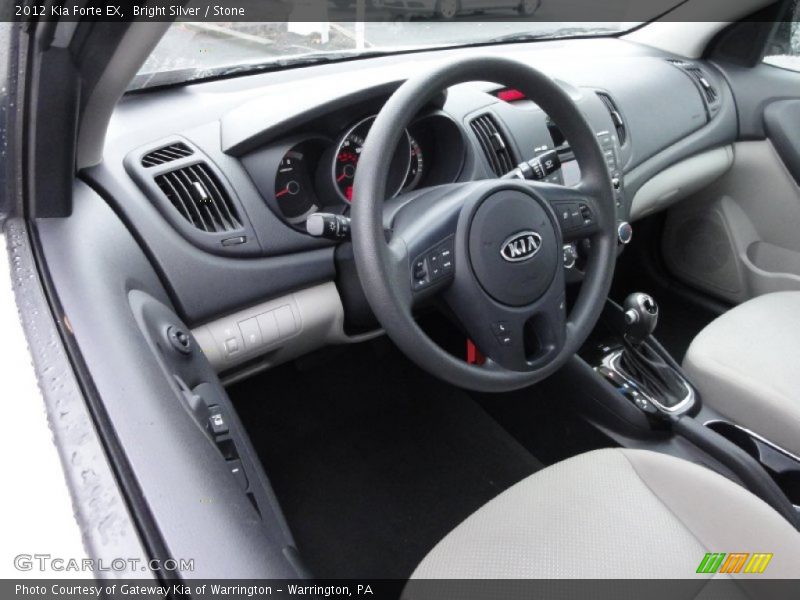 Bright Silver / Stone 2012 Kia Forte EX