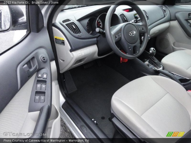 Bright Silver / Stone 2012 Kia Forte EX