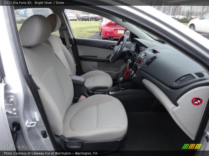 Bright Silver / Stone 2012 Kia Forte EX