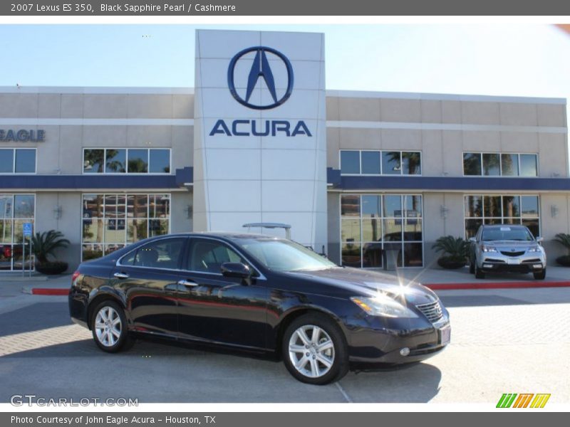 Black Sapphire Pearl / Cashmere 2007 Lexus ES 350