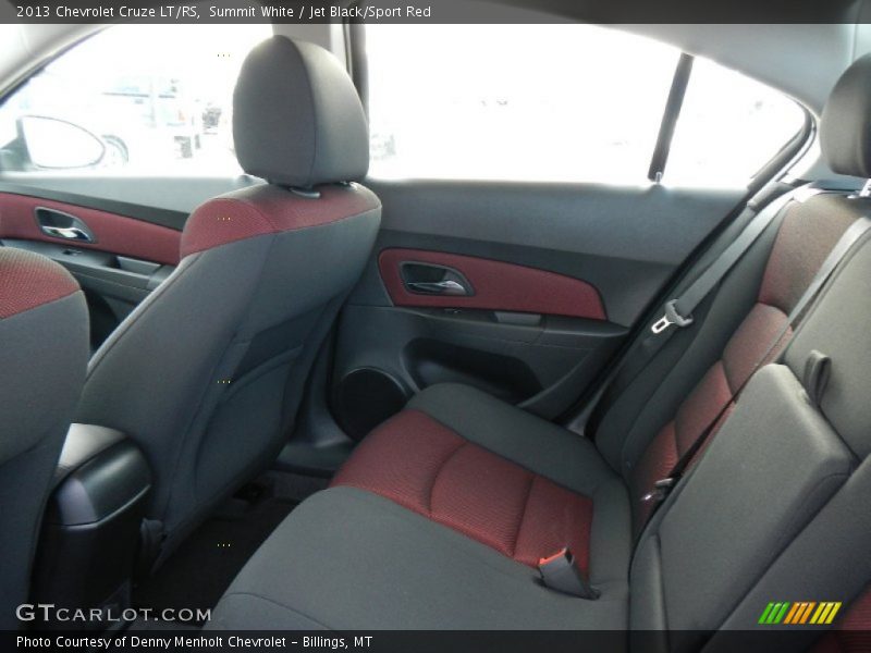 Summit White / Jet Black/Sport Red 2013 Chevrolet Cruze LT/RS