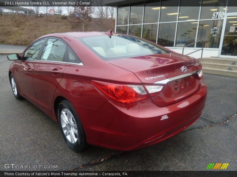 Venetian Red / Camel 2011 Hyundai Sonata GLS