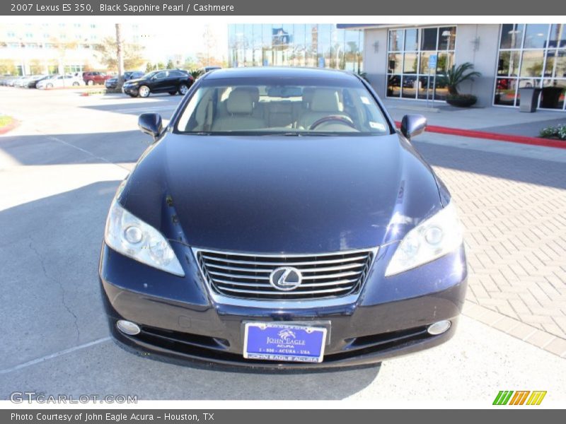 Black Sapphire Pearl / Cashmere 2007 Lexus ES 350