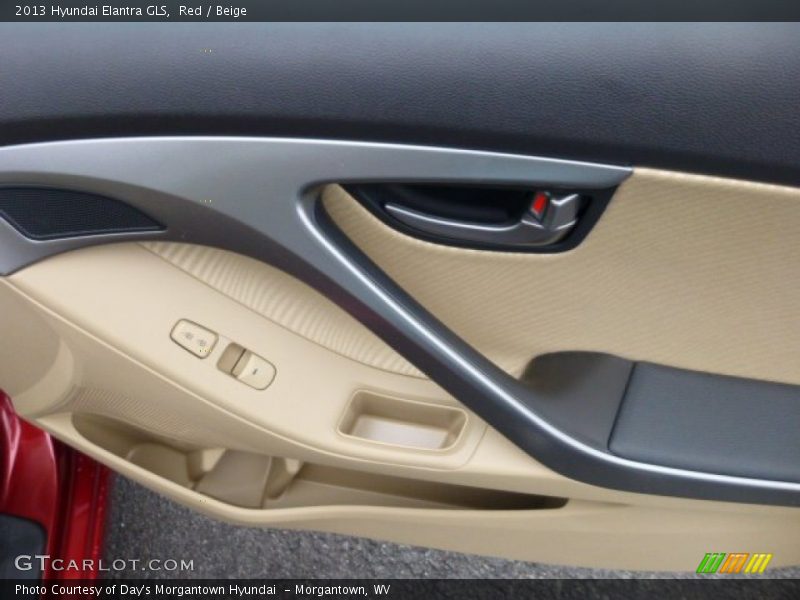 Red / Beige 2013 Hyundai Elantra GLS