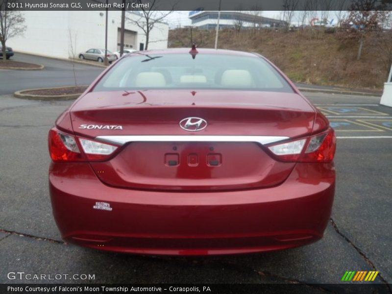 Venetian Red / Camel 2011 Hyundai Sonata GLS