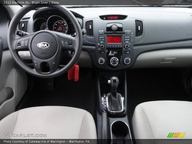 Bright Silver / Stone 2012 Kia Forte EX