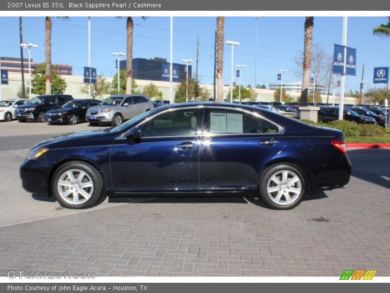Black Sapphire Pearl / Cashmere 2007 Lexus ES 350