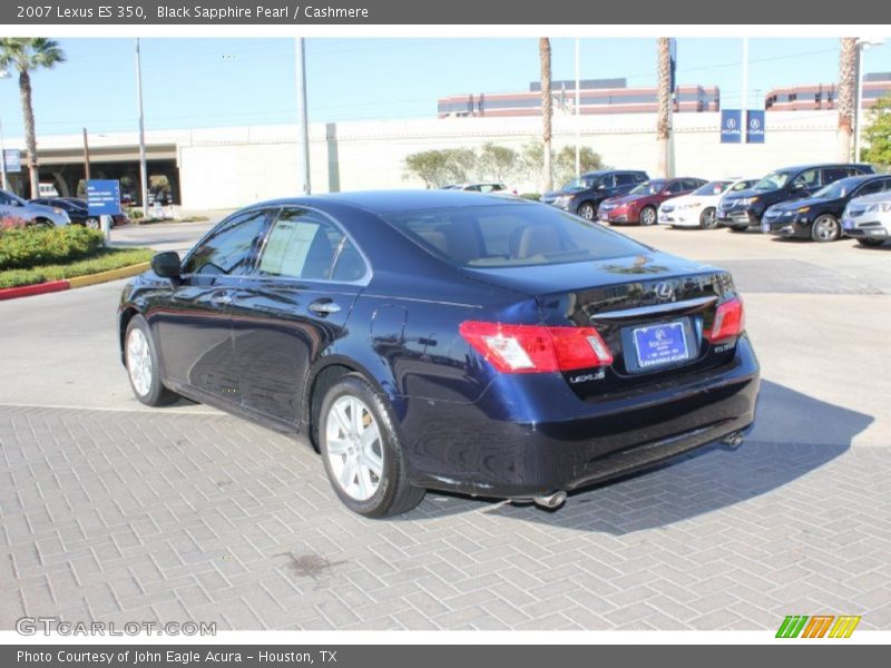 Black Sapphire Pearl / Cashmere 2007 Lexus ES 350