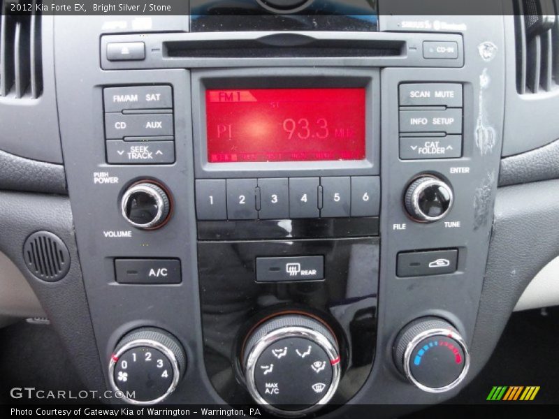Bright Silver / Stone 2012 Kia Forte EX