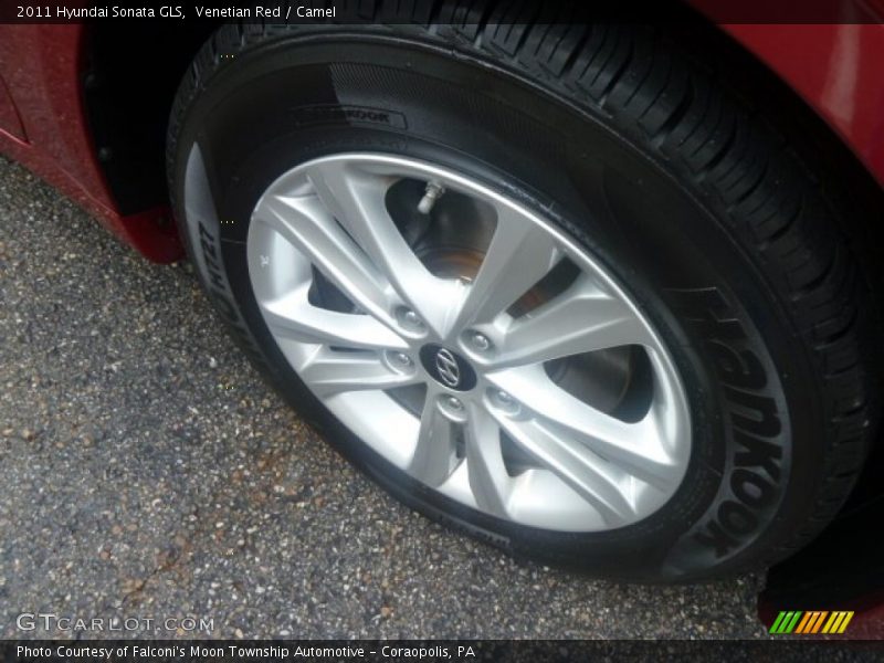 Venetian Red / Camel 2011 Hyundai Sonata GLS