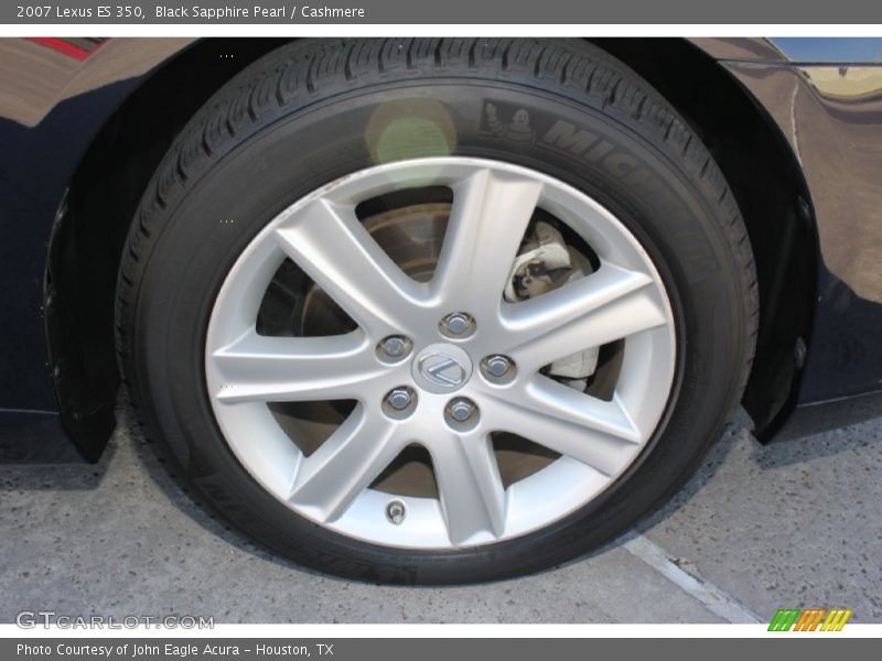 Black Sapphire Pearl / Cashmere 2007 Lexus ES 350