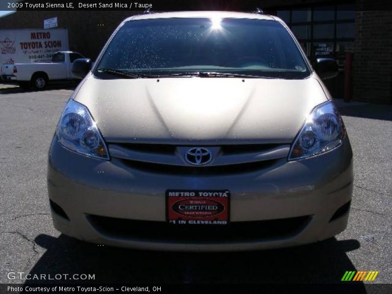 Desert Sand Mica / Taupe 2009 Toyota Sienna LE