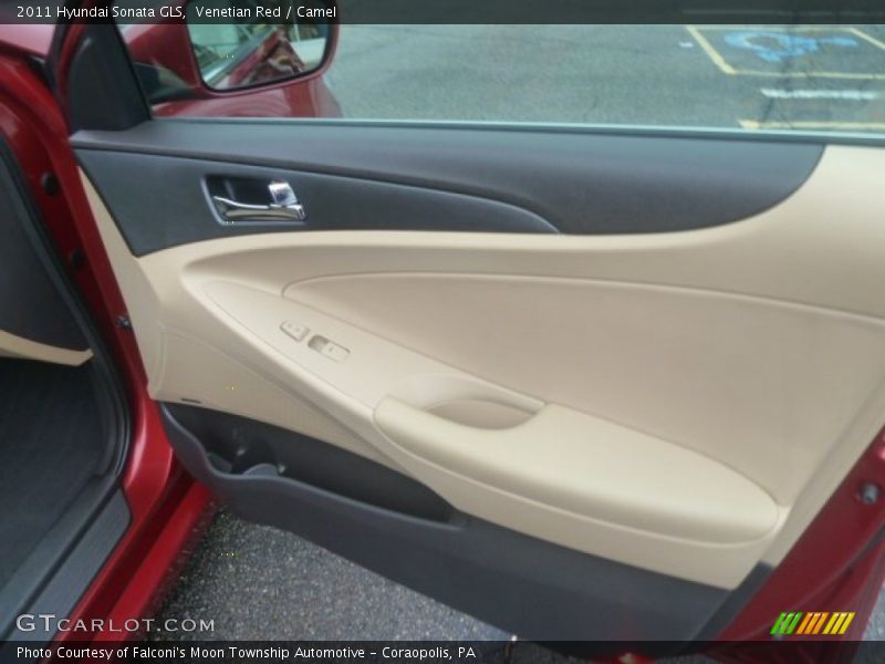 Venetian Red / Camel 2011 Hyundai Sonata GLS