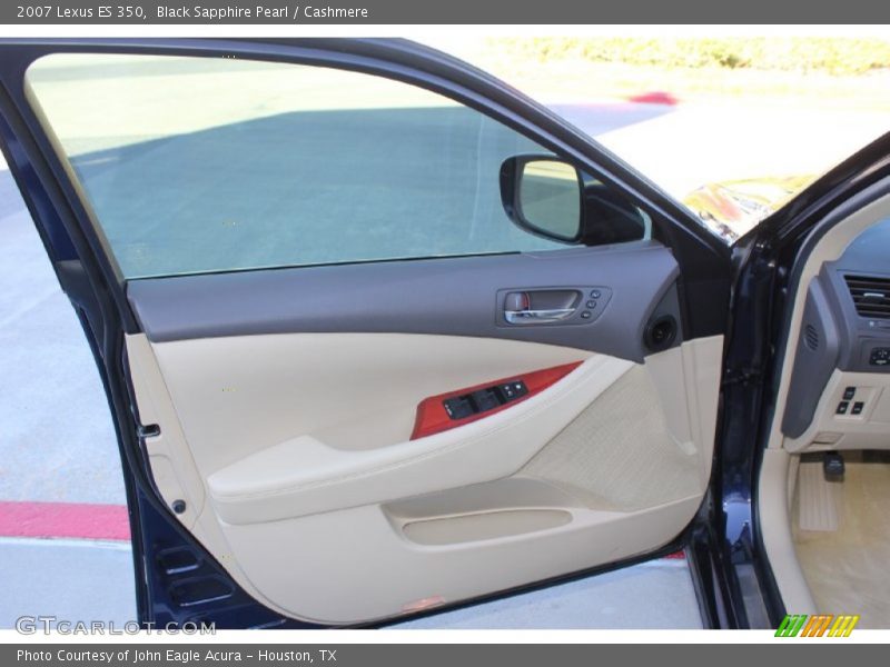Black Sapphire Pearl / Cashmere 2007 Lexus ES 350