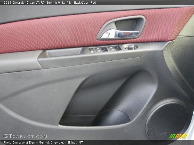 Summit White / Jet Black/Sport Red 2013 Chevrolet Cruze LT/RS