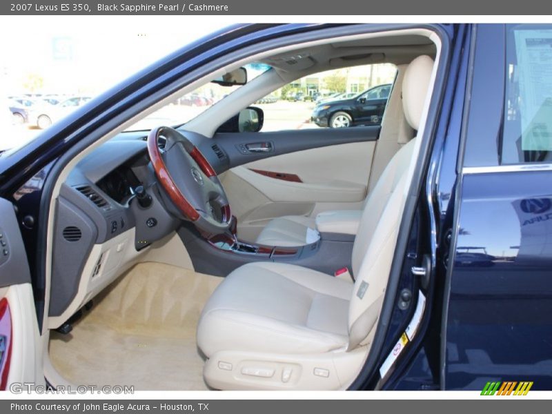Black Sapphire Pearl / Cashmere 2007 Lexus ES 350