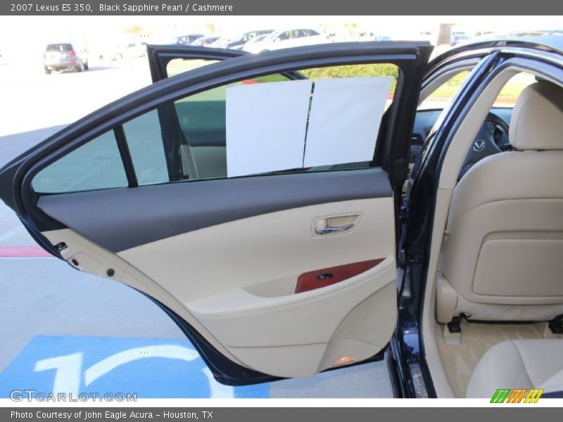 Black Sapphire Pearl / Cashmere 2007 Lexus ES 350