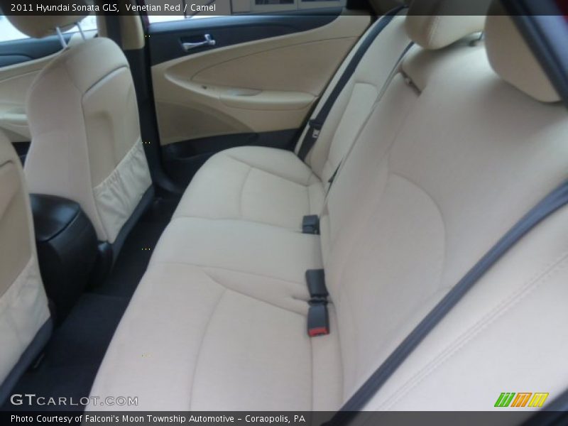 Venetian Red / Camel 2011 Hyundai Sonata GLS