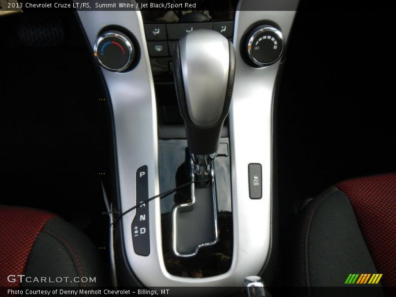 Summit White / Jet Black/Sport Red 2013 Chevrolet Cruze LT/RS