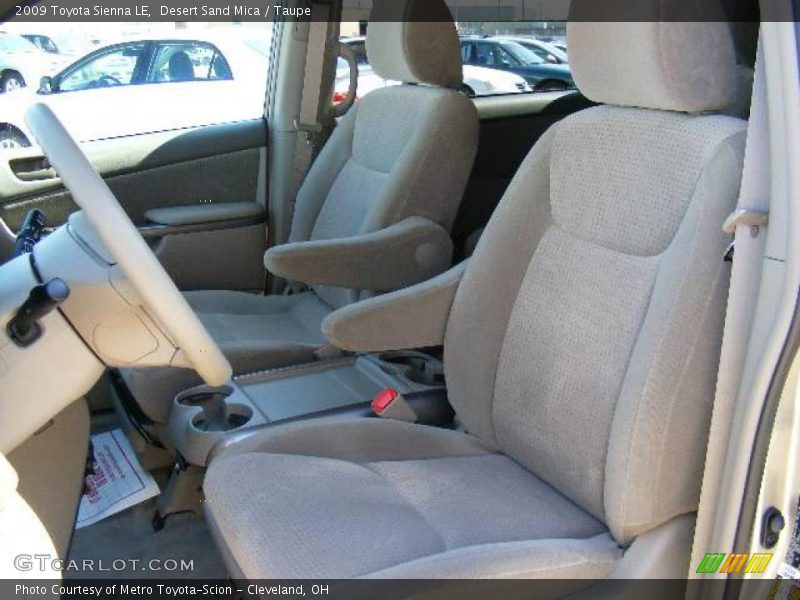 Desert Sand Mica / Taupe 2009 Toyota Sienna LE