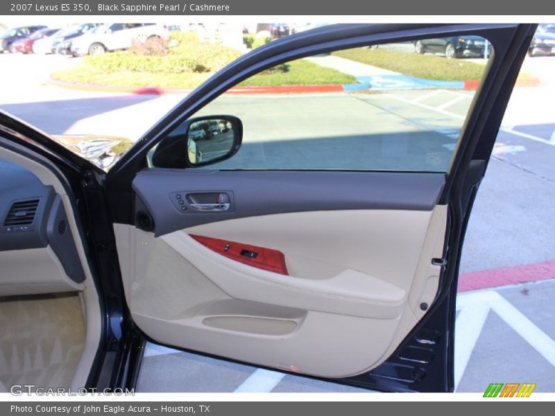 Black Sapphire Pearl / Cashmere 2007 Lexus ES 350