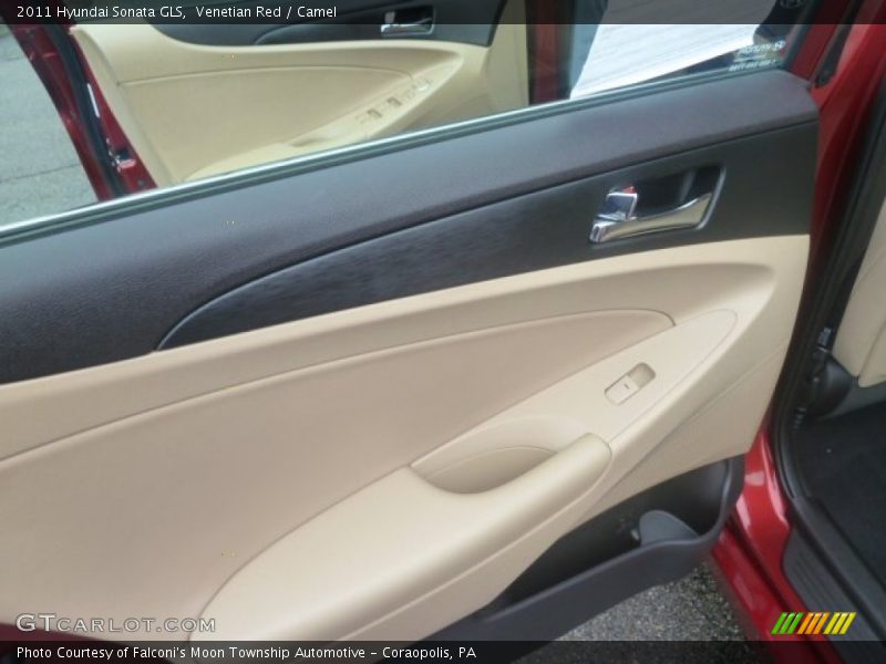 Venetian Red / Camel 2011 Hyundai Sonata GLS