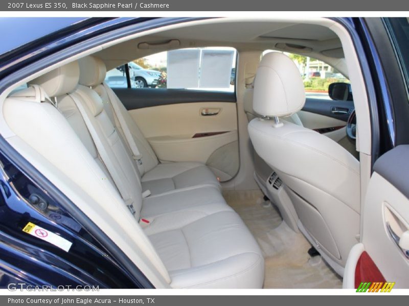 Black Sapphire Pearl / Cashmere 2007 Lexus ES 350