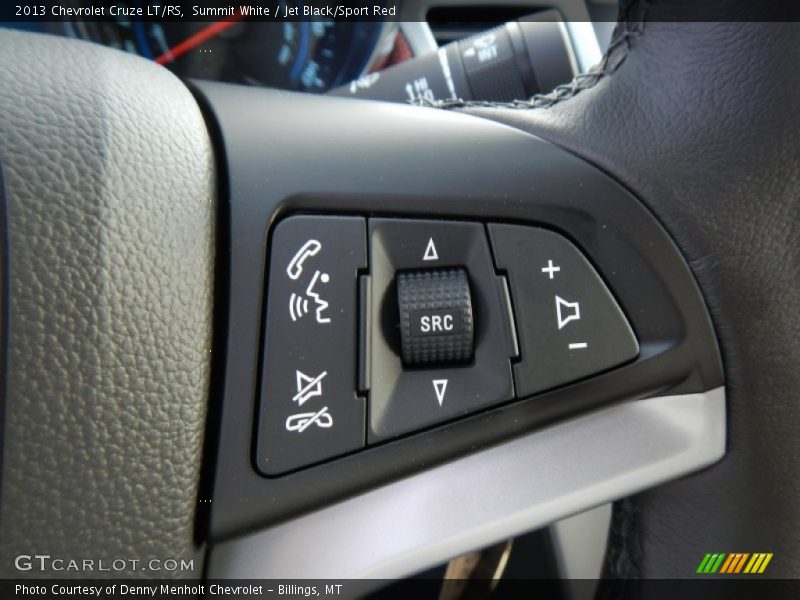 Summit White / Jet Black/Sport Red 2013 Chevrolet Cruze LT/RS