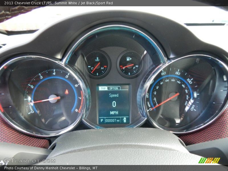 Summit White / Jet Black/Sport Red 2013 Chevrolet Cruze LT/RS