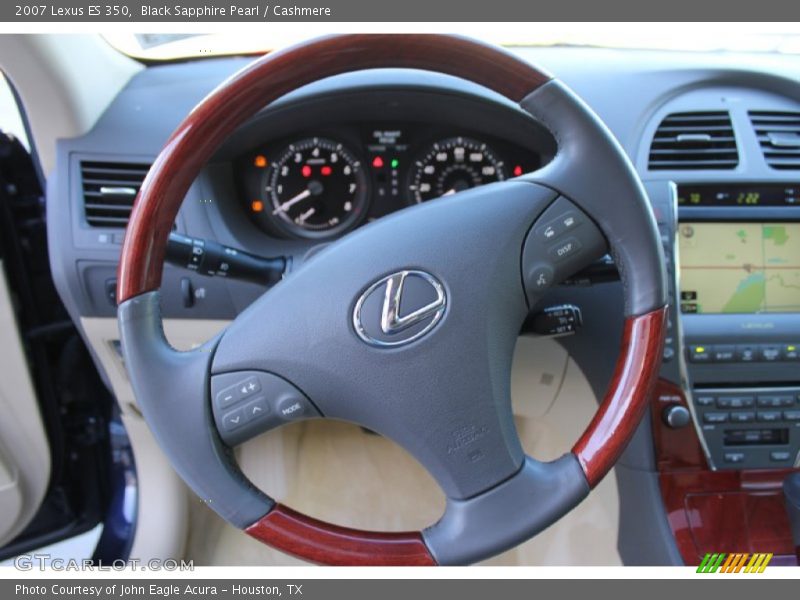 Black Sapphire Pearl / Cashmere 2007 Lexus ES 350