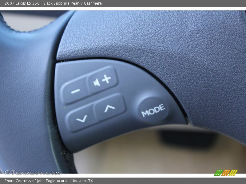 Black Sapphire Pearl / Cashmere 2007 Lexus ES 350