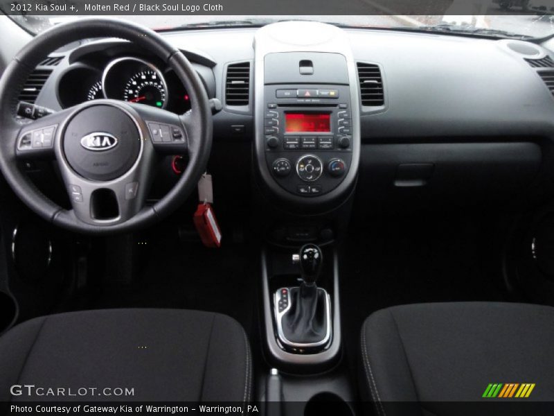 Dashboard of 2012 Soul +