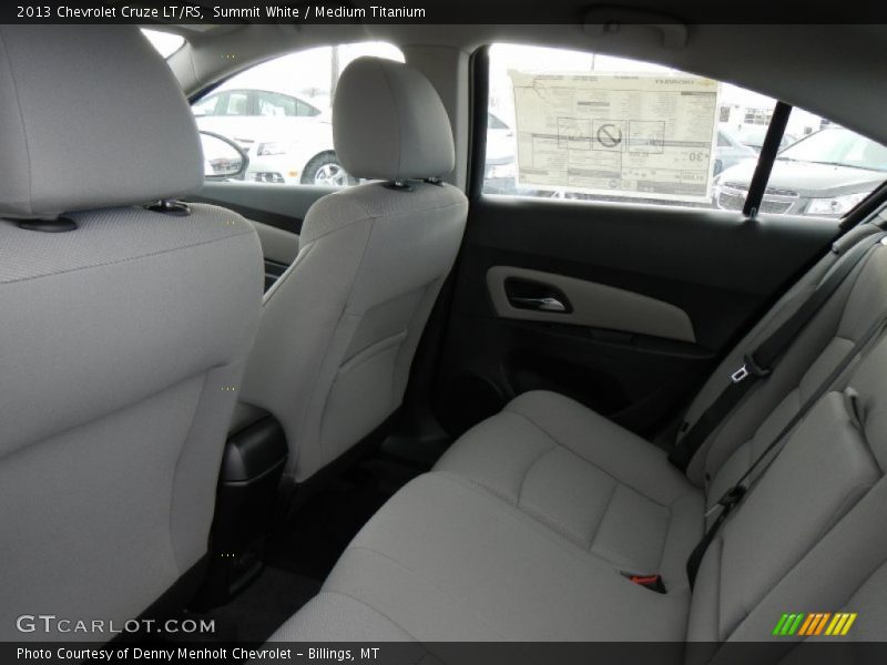 Summit White / Medium Titanium 2013 Chevrolet Cruze LT/RS
