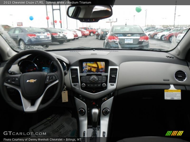 Summit White / Medium Titanium 2013 Chevrolet Cruze LT/RS