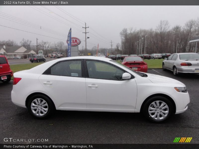 Snow White Pearl / Black 2012 Kia Forte EX