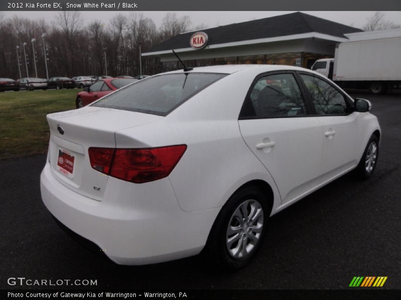 Snow White Pearl / Black 2012 Kia Forte EX