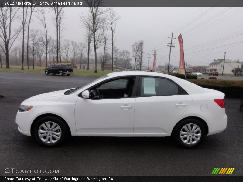 Snow White Pearl / Black 2012 Kia Forte EX