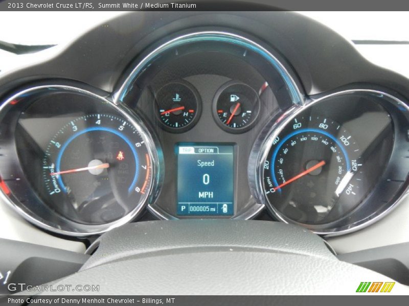 Summit White / Medium Titanium 2013 Chevrolet Cruze LT/RS