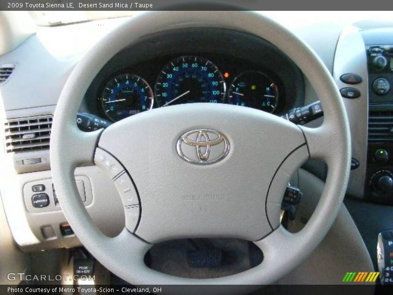 Desert Sand Mica / Taupe 2009 Toyota Sienna LE