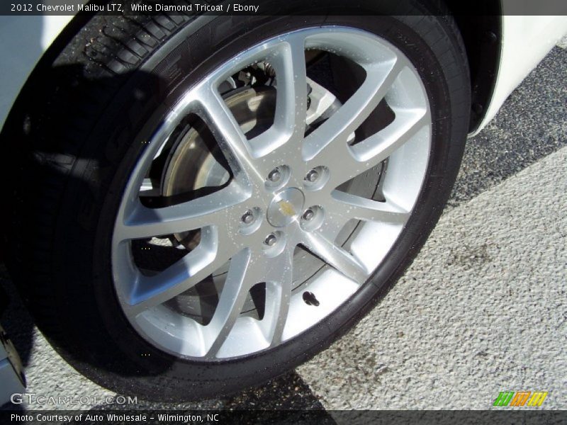 White Diamond Tricoat / Ebony 2012 Chevrolet Malibu LTZ