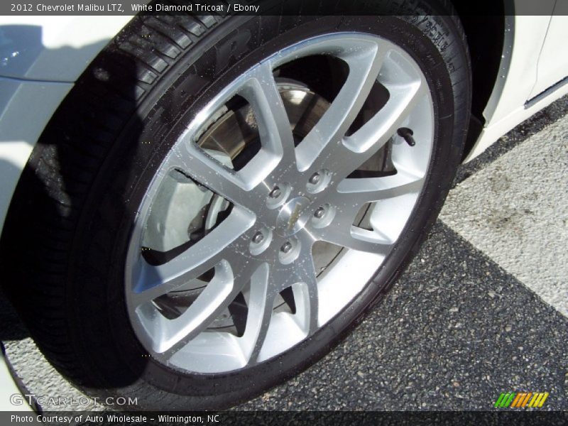 White Diamond Tricoat / Ebony 2012 Chevrolet Malibu LTZ