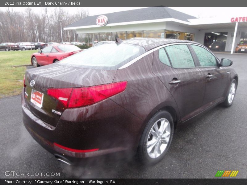 Dark Cherry / Beige 2012 Kia Optima EX