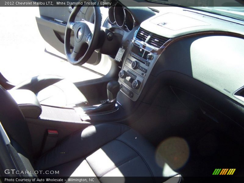White Diamond Tricoat / Ebony 2012 Chevrolet Malibu LTZ