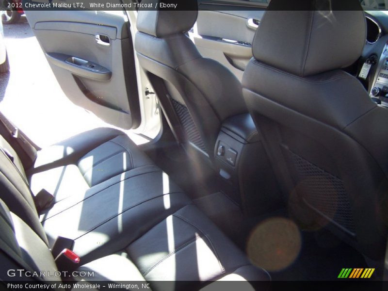 White Diamond Tricoat / Ebony 2012 Chevrolet Malibu LTZ
