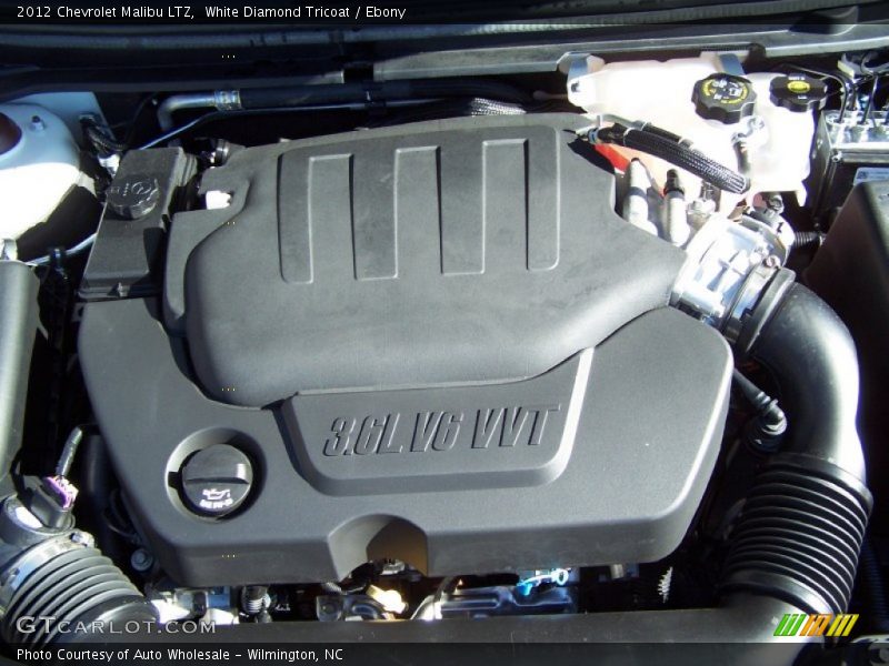 White Diamond Tricoat / Ebony 2012 Chevrolet Malibu LTZ