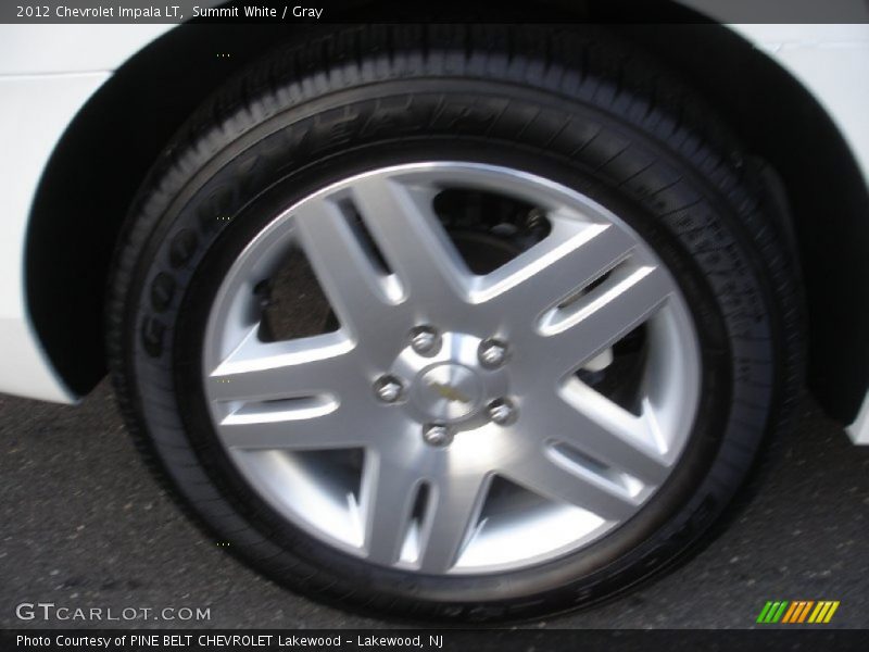 Summit White / Gray 2012 Chevrolet Impala LT