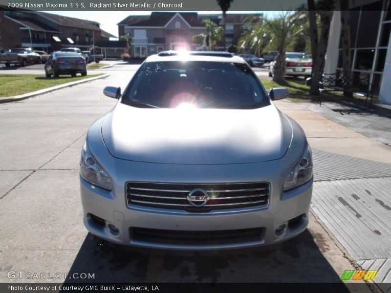 Radiant Silver Metallic / Charcoal 2009 Nissan Maxima 3.5 S
